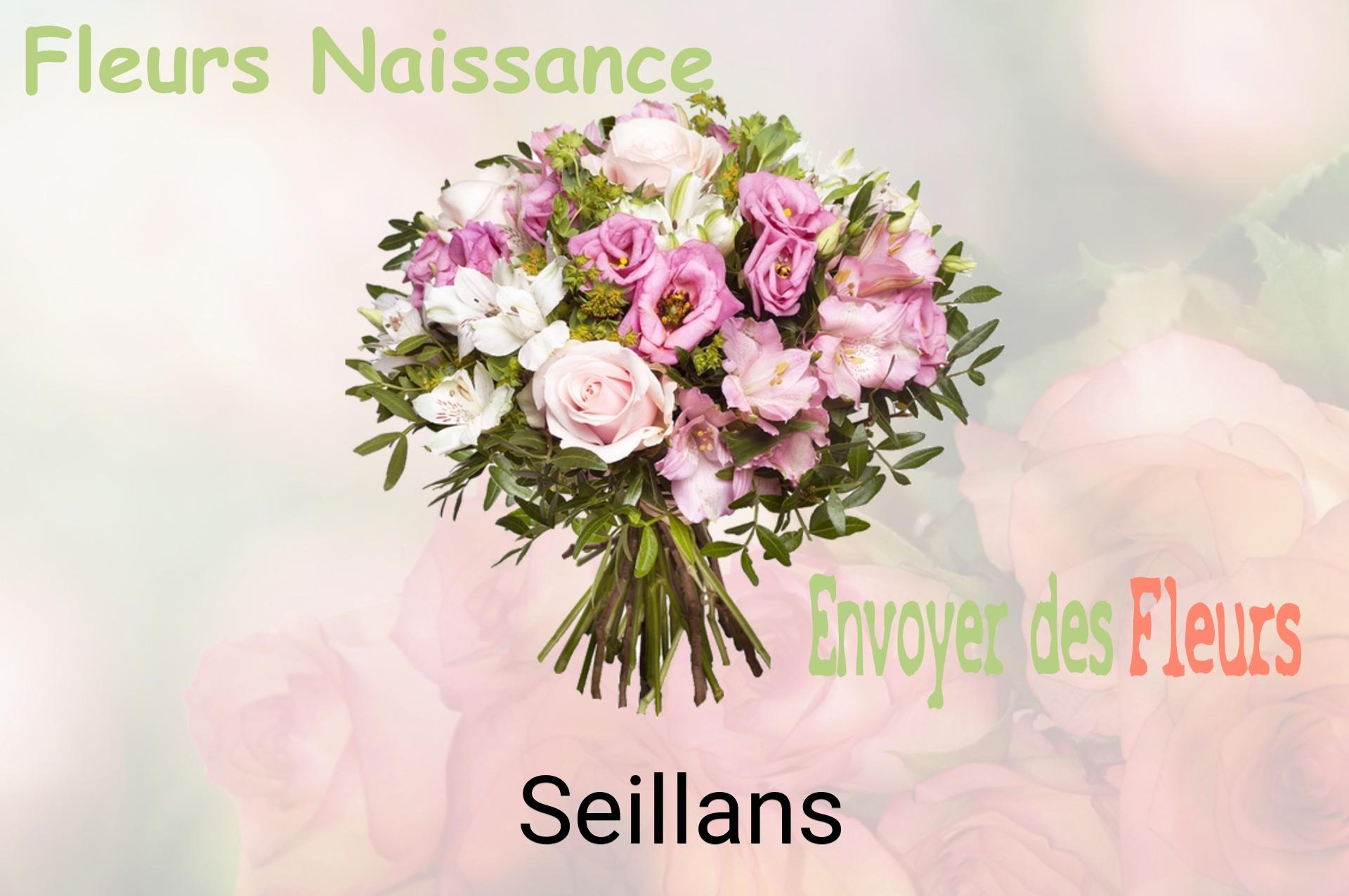 Bouquet de fleurs de naissance livré à Seillans