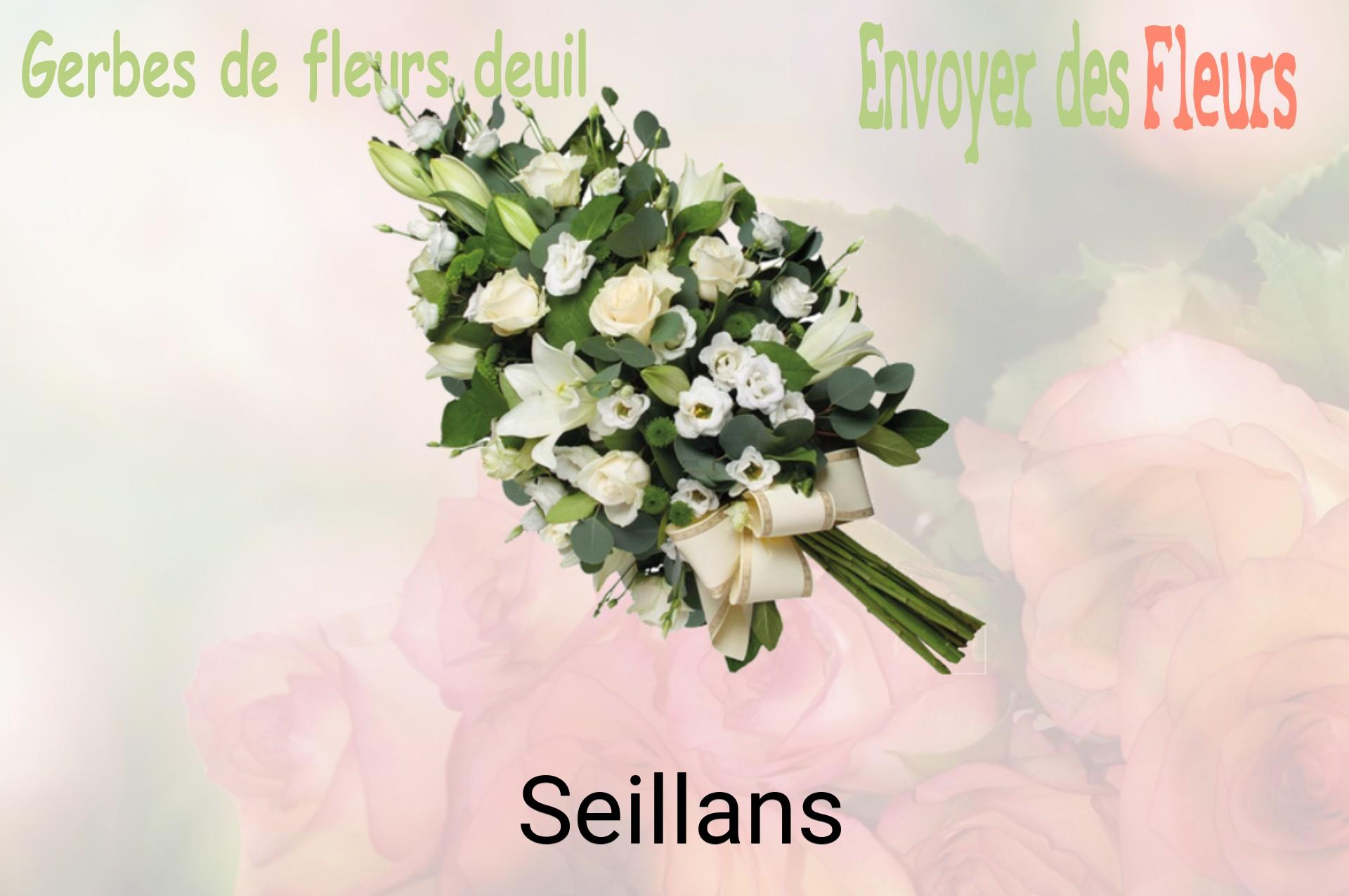 Gerbe de fleurs de deuil livrée à Seillans